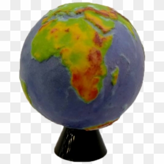 3d Printed Earth Globe False Colour Relief - 3d Printed Earth Globe, HD Png Download