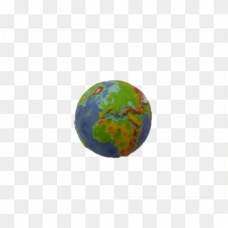 3d Printed Earth Globe False Colour Relief - Earth, HD Png Download