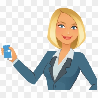 Manager Clipart Woman Manager - Cartoon, HD Png Download