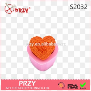 New Cute Love Big Heart 3d Rose Cake Decorating Mould - Food And Drug Administration, HD Png Download