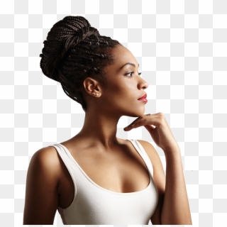Nasal Reshaping Can Sometimes Be Performed To Address - Black Woman Stock, HD Png Download