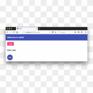 Login Button - Angular 7 Example Project, HD Png Download