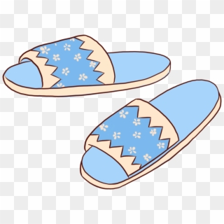 Hand Painted Cartoon Daily Necessities Slippers Png - วาด รูป ของ ใช้, Transparent Png