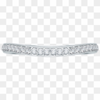 Carizza 18k White Gold Carizza Wedding Band - Wedding Ring, HD Png Download