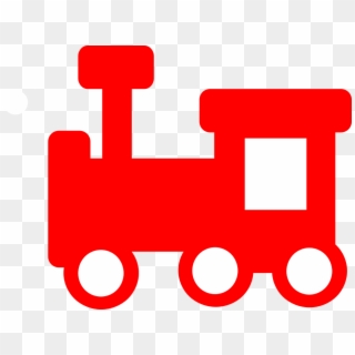 Red Train Clipart, HD Png Download