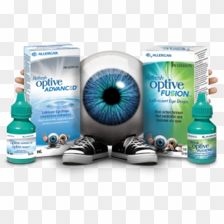 Optive Fusion Ud Lubricant Eye Drops, HD Png Download