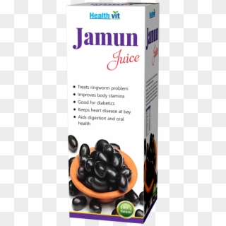 Picture Of Healthvit Jamun Juice Advertisement - Health, HD Png Download