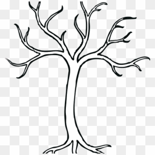 Tree And Branches - Bare Tree Clip Art, HD Png Download