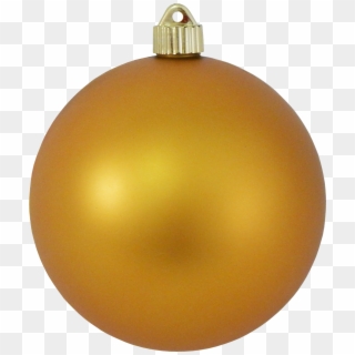 6 Shatterproof Deep Gold Christmas Ball Ornament By - Елочный Шар Пнг, HD Png Download