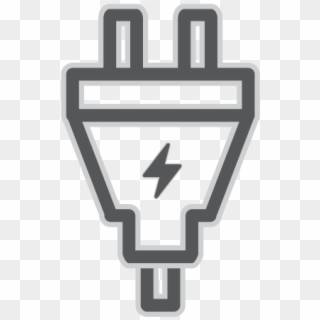Electrical Plug Icon - Sign, HD Png Download