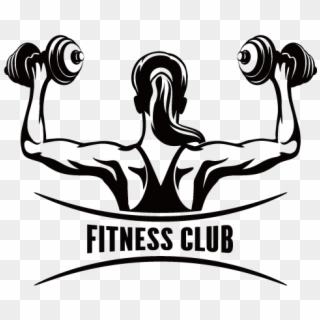 Clip Art Library Barbell Clipart Bodybuilding - Fitness Club Png, Transparent Png