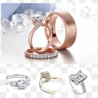 Engagement Rings Philippe Medawar Custom Jewelry Design - Jewelry Banner Ads, HD Png Download