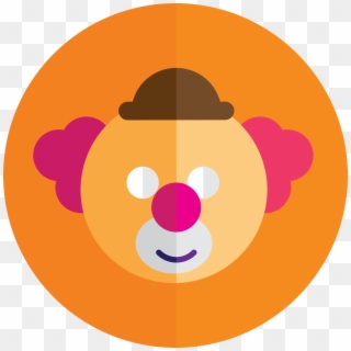 Attractions, Icon - Minimalist Clown, HD Png Download