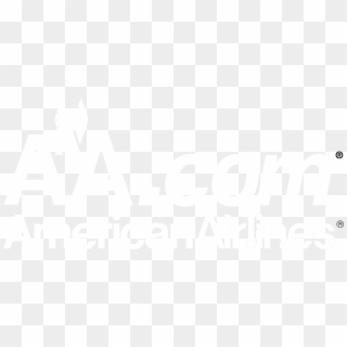 Aa Com American Airlines 01 Logo Black And White - Transparent American Airlines Logo White Png, Png Download