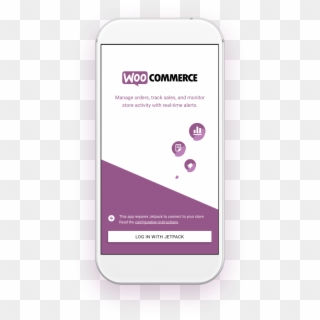 The Woocommerce App Is Powered By Jetpack - Woocommerce App, HD Png Download