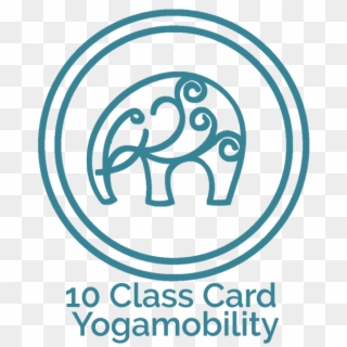 10 Class Card For Yogamobility Classes Yoga Nook - Circle, HD Png Download