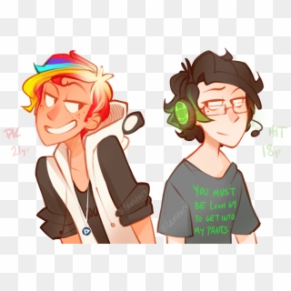 Picarto The Artist, And Hitbox The Gamer - Picarto And Hitbox, HD Png Download