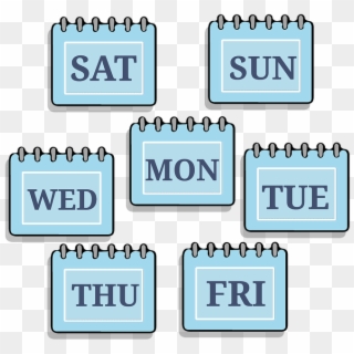 Week Png - Days Of The Week Transparent, Png Download