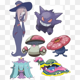 Sucy Little Witch Academia Pokémon - Little Witch Academia Pokemon, HD Png Download