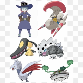 Little Witch Academia Pokémon - Escavalier Pokemon, HD Png Download