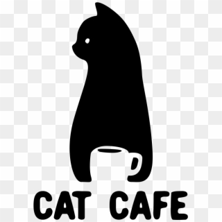 I Designed A Cat Cafe Logo - Cat Cafe Logo, HD Png Download