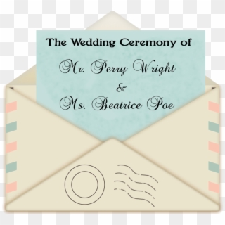 The Day Was Perfect With Blue Skies And A Gentle Breeze - Envelope, HD Png Download