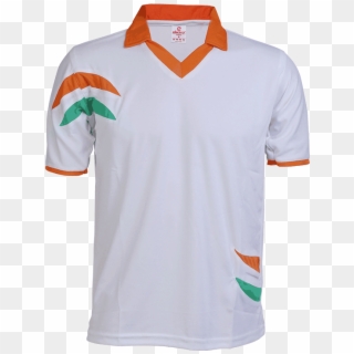 Indian Cricket Jersey Design Front - Cricket Jersey Tshirt Design, HD Png Download