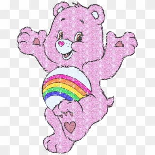 #tumblr #snapchat #aesthetic #filter #love #cute #pink - Pink Care Bear Cartoon, HD Png Download
