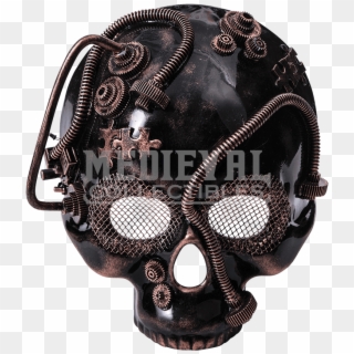 Black And Gray Mens Masquerade Mask, HD Png Download
