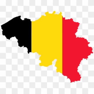 Belgium Map Flag - Capital Of Belgium Map, HD Png Download