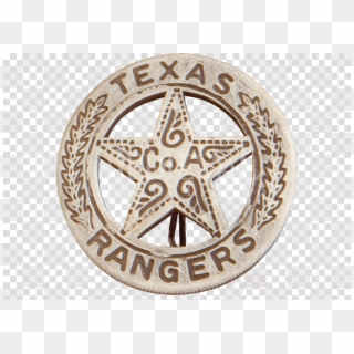 Badge Police Metal Transparent - Texas Ranger Badge .png, Png Download