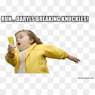 Daryls Breaking Knuckles - Don T Miss The Bus Meme, HD Png Download