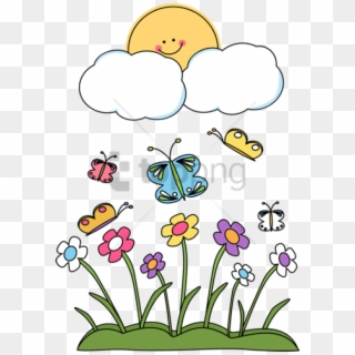 Free Png Spring Season Clipart Png Png Image With Transparent - Simple Drawing Of Spring Season, Png Download