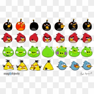 Download - Angry Birds Name Character, HD Png Download