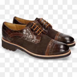 Derby Shoes Amelie 19 Crock Lima Dark Brown Wood Espresso - Slip-on Shoe, HD Png Download