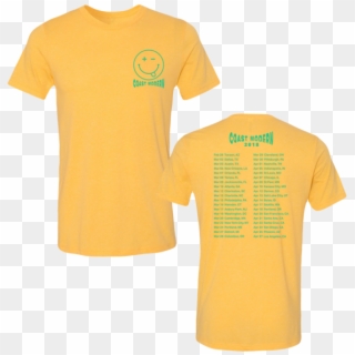 Yellow Smile Tour Tee - Active Shirt, HD Png Download