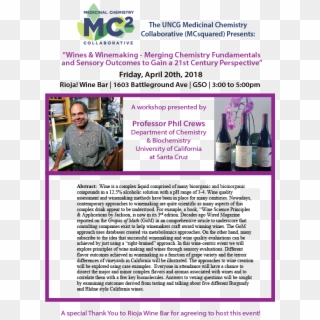 Wines & Winemaking Public Workshop With Dr - Cosmetics, HD Png Download
