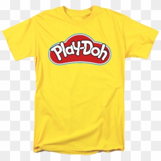 Play Doh Png - T Shirt Yellow With Logo, Transparent Png