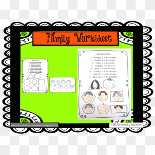 Family Write On Cards - Family Activities In English Preschool, HD Png Download