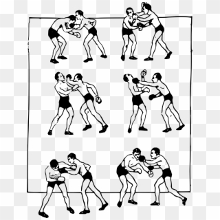 This Free Icons Png Design Of Two Boxers - Cartoon, Transparent Png