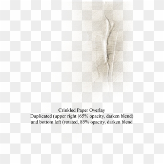 Crinkled-paper - Sand, HD Png Download