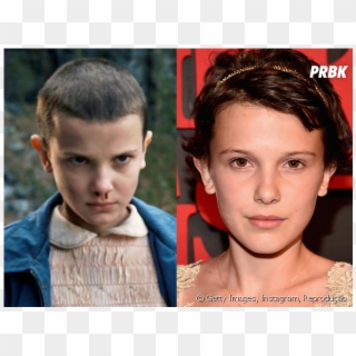 0 Replies 0 Retweets 0 Likes - Millie Bobby Brown Shaved Head, HD Png Download