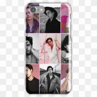 Cole Sprouse Pink Aesthetic Collage Iphone 7 Snap Case - Cole Sprouse Pink Aesthetic, HD Png Download