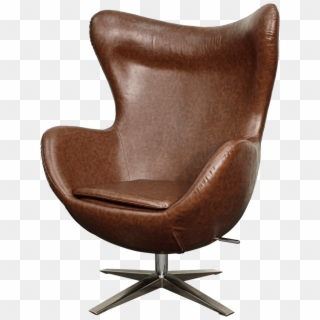 Npd-distressed Max Egg Chair - Swivel Wingback Chair, HD Png Download