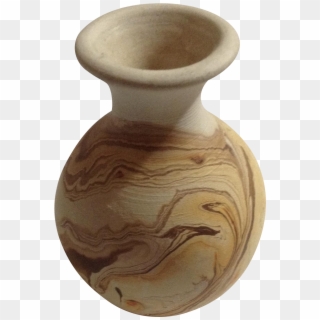 Vintage Nemadji Brown Swirl Bud Vase Pottery 4” Made - Earthenware, HD Png Download
