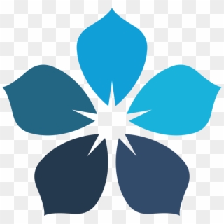 Mirillis Flower Logo - Blue Flower Logo Png, Transparent Png
