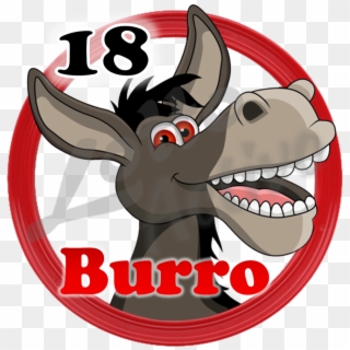 18 Burro - Burro Lotto Activo, HD Png Download