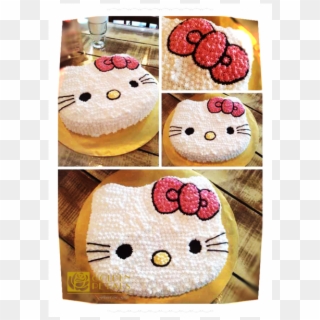 2d Hello Kitty - Birthday Cake, HD Png Download