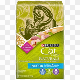 Cat Chow Naturals Indoor Packaging Front - Flyer, HD Png Download