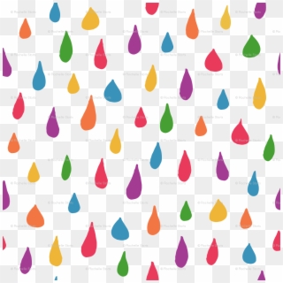 Rainbow Raindrops / Nursery Baby Kids Simple Design, HD Png Download